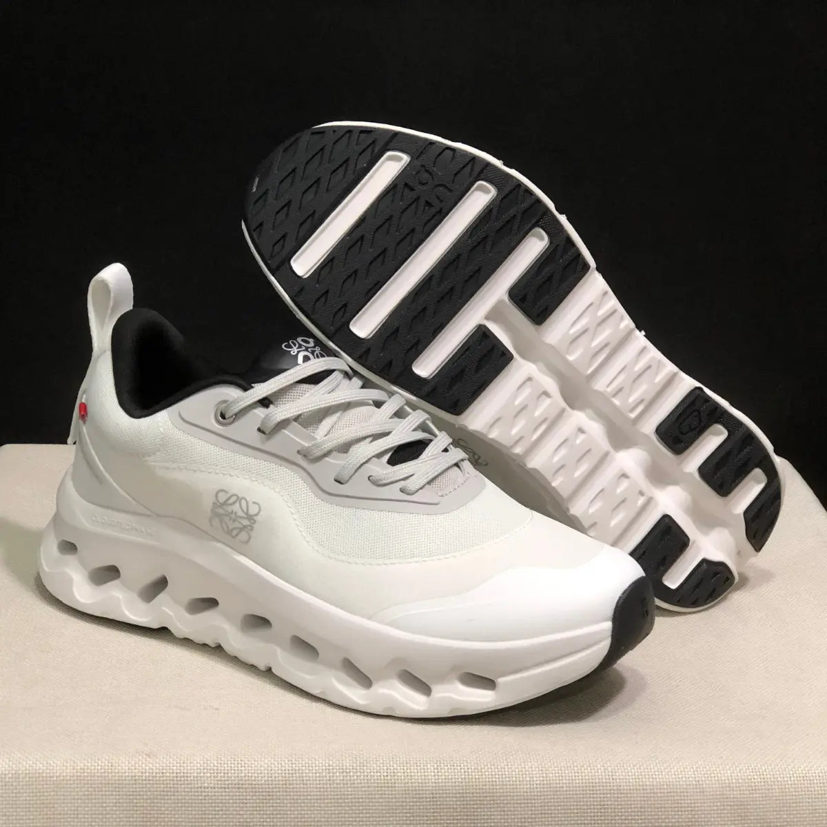 On Cloud × Loewe — Cloudtilt White and Black