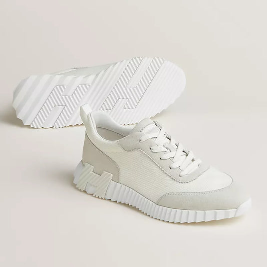 Sneakers Hermes Bouncing Tissu Blanc
